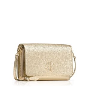Tory Butch Thea Metallic Wallet Crossbody